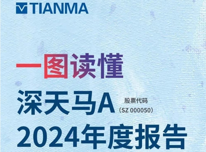 天马：2024年营收334.94亿元；归母净利润同比改善14.29亿元