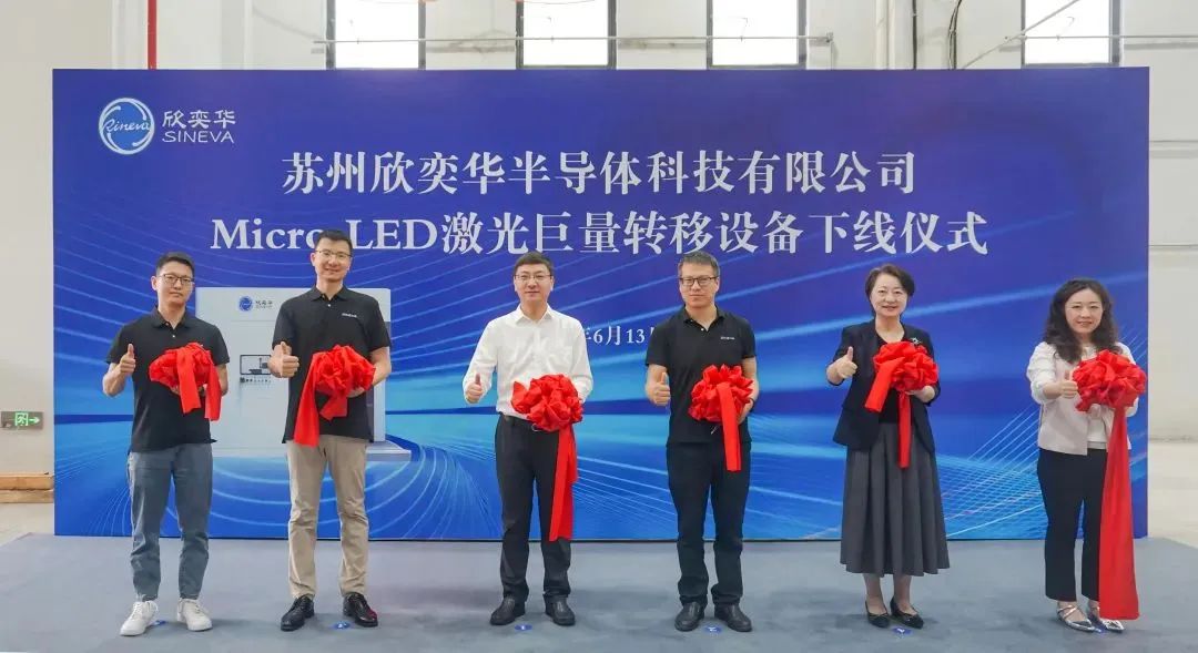 合肥欣奕华首台Micro LED激光巨量转移设备正式交付
