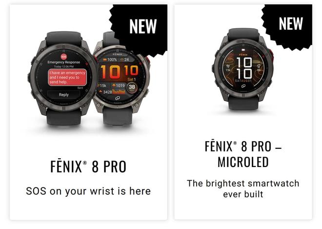 佳明有史以来最亮智能手表：Fenix 8 Pro Micro LED 现身官网