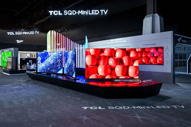 CES系列|TCL展出全球首款印刷OLED车载屏