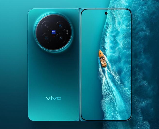 折叠屏美学新标杆！vivo X Fold6&ldquo;蓝洞&rdquo;设计惊艳亮相