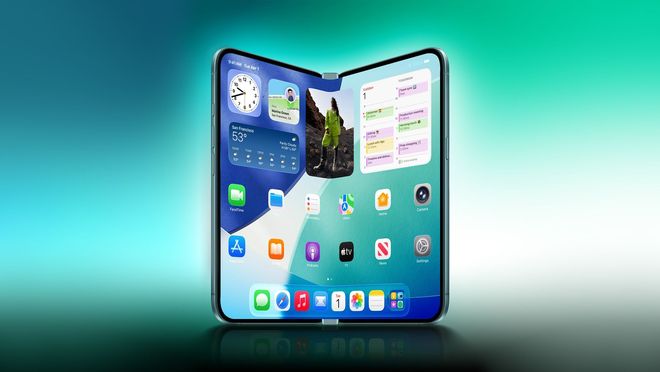 消息称苹果批准可折叠iPhone屏幕面板量产，九月登场基本没跑了！