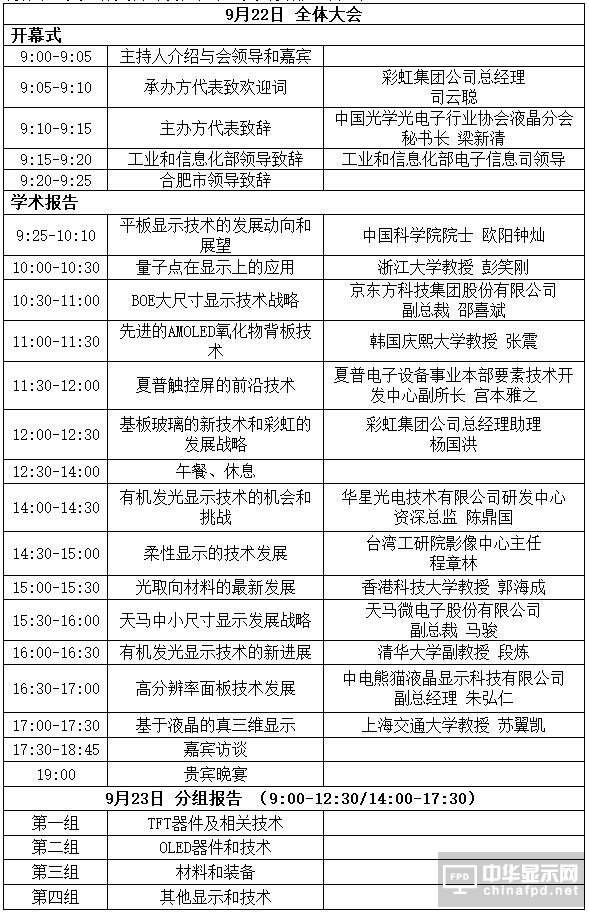 2016中国平板显示学术会议及征文通知