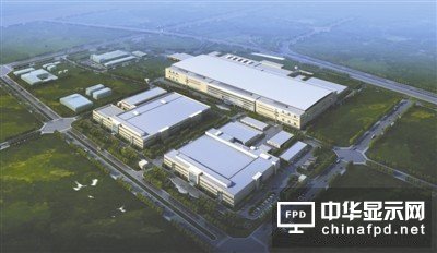 中国首条柔性显示面板生产线封顶