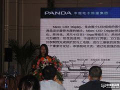 南京中电熊猫崔晓晨：基于Micro LED的显示技术的研究