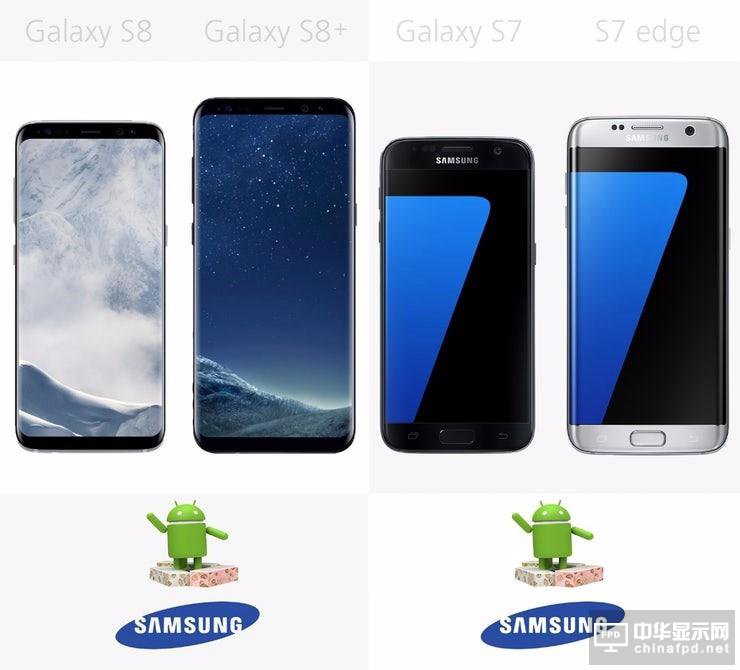 最全面的PK 三星S8/S8+/S7/S7 edge对比