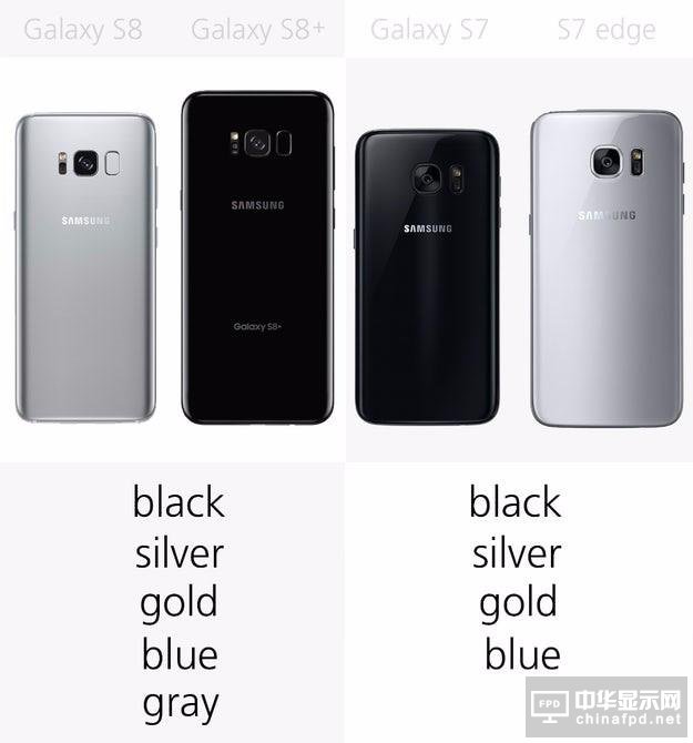 最全面的PK 三星S8/S8+/S7/S7 edge对比